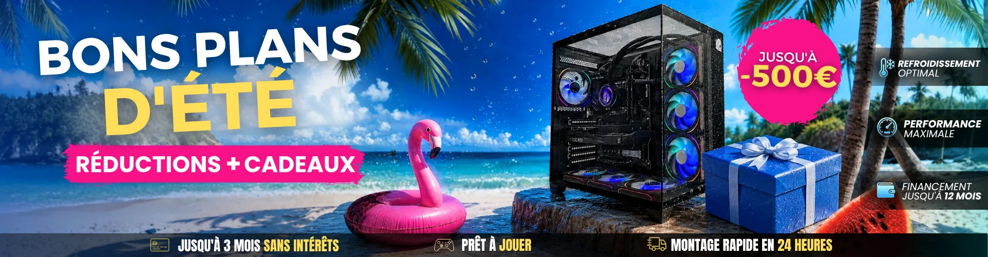 Bons Plans d'Été Nitropc — jusqu'à 500€ de réduction, réductions + cadeau
