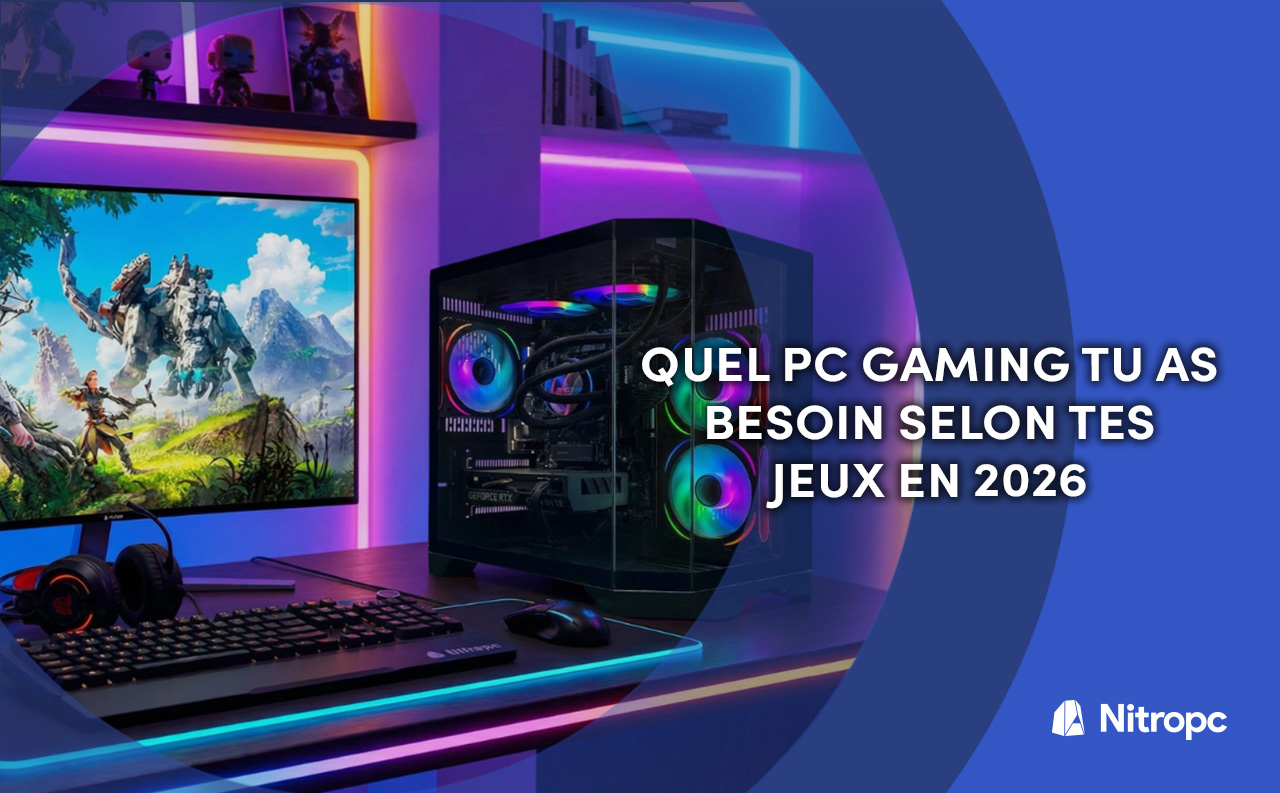 Que PC gaming precisas segundo o que jogas em 2026
