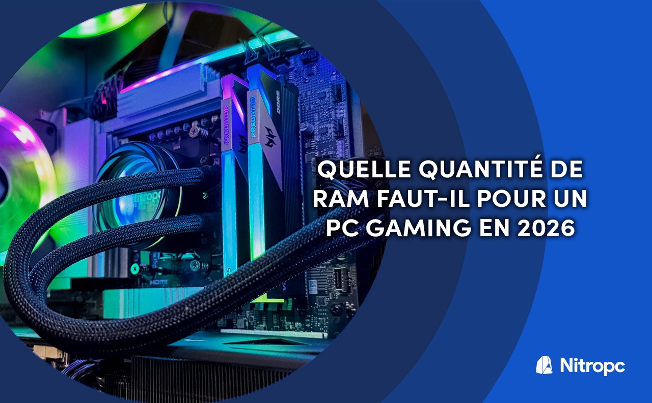 Combien de RAM faut‑il pour un PC gaming en 2026 ?