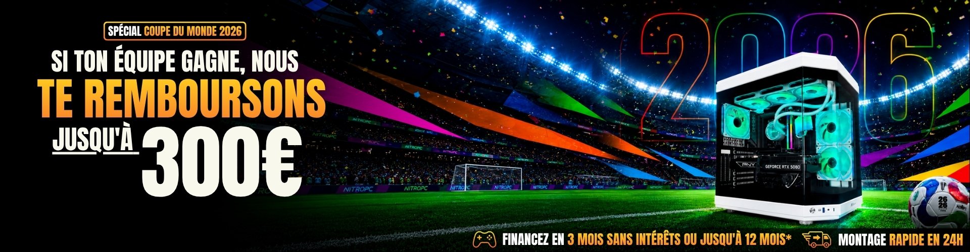 Mondial 2026 · Si ton équipe gagne on te rembourse jusqu’à 300 €